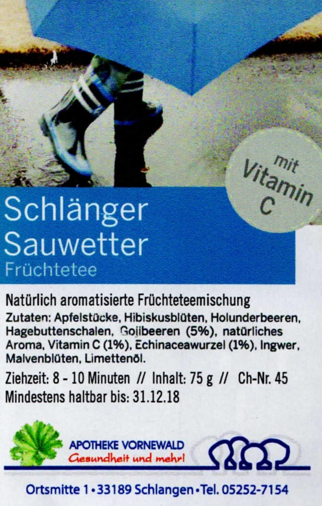 Sauwettertee aus der Apotheke Vornewald in Schlangen