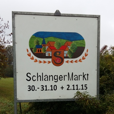 Der diesjährige Schlänger Markt findet vom 30. Oktober bis zum 02. November 2015 statt