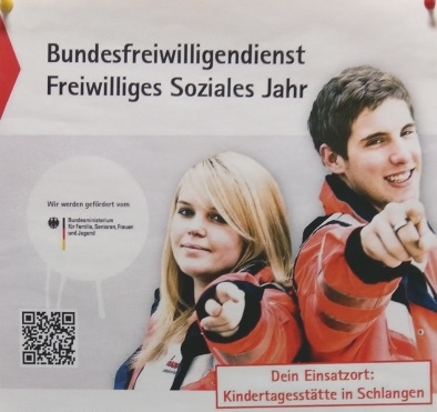 Freiwilliges Soziales Jahr in der Kita Regenbogen in Schlangen