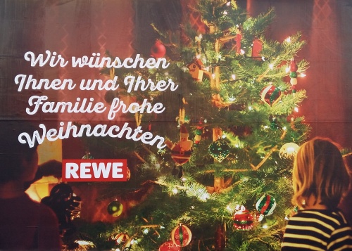 Frohe Weihnachten - REWE Schlangen