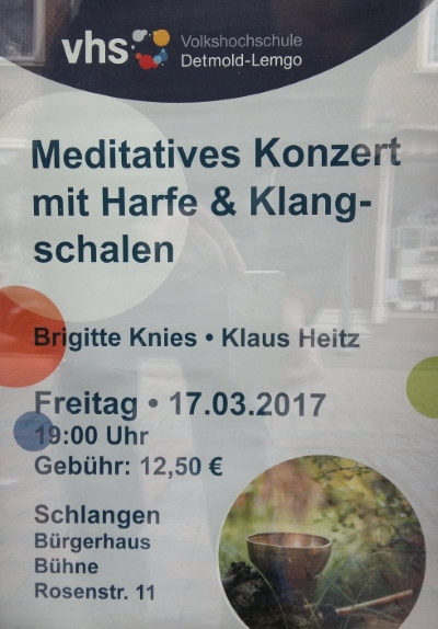 vhs Schlangen Meditatives Konzert