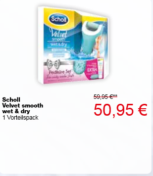 Scholl Velvet smooth wet & dry 