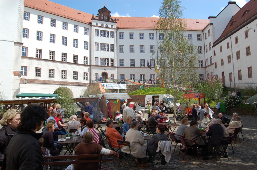 schloss colditz veranstaltung im Innenhof