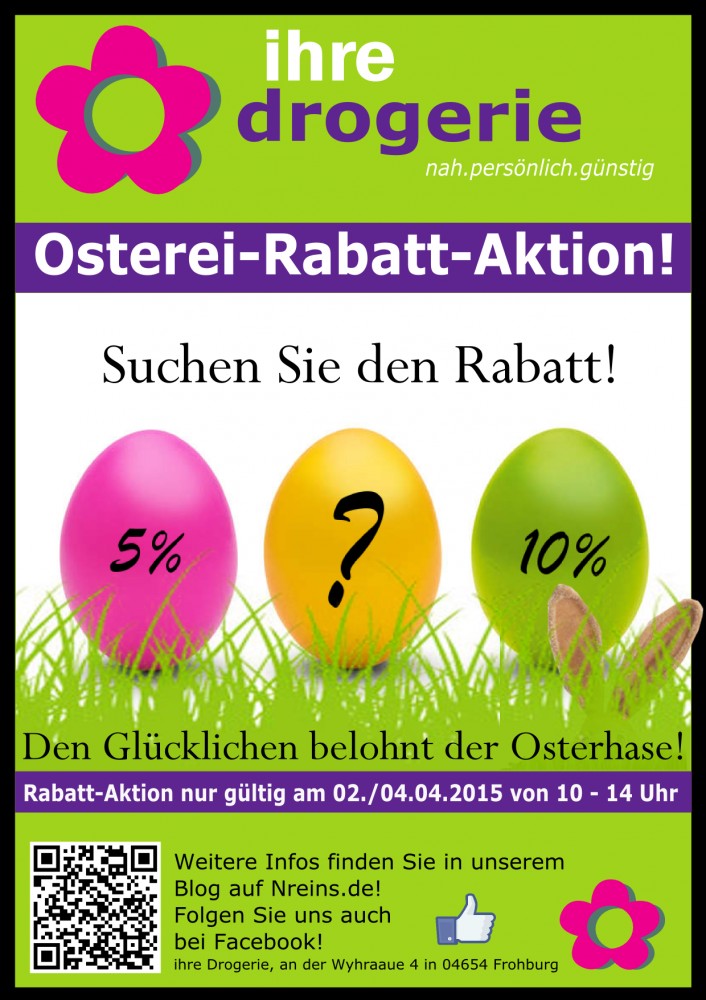 Suche den Rabatt