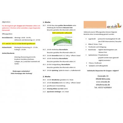 2018 Ferienprogramm des SFZM Seite 2