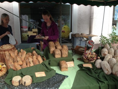 Neuer Händler auf dem Wochenmarkt