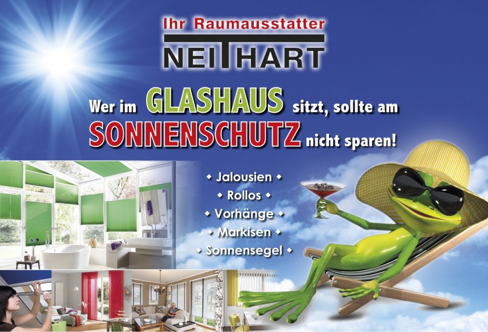 Schon mal über Sonnenschutz nachgedacht !!