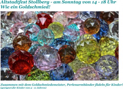 Altstadtfest Stollberg - am Sonntag. Wie ein Goldschmied!