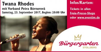 Twana Rhodes mit Vorband Petra Börnerová