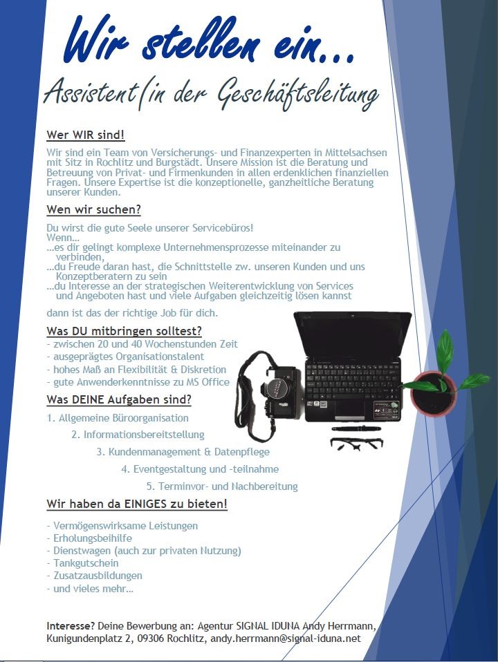 ***Herausforderung gesucht? Dann bewerben Sie sich!***