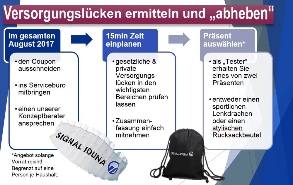 GUTSCHEIN nutzen und mit uns abheben