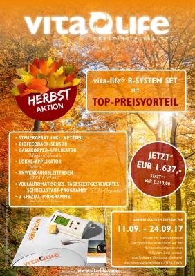 Herbstaktion 2017 - Magnetfeldtherapie vita-life®