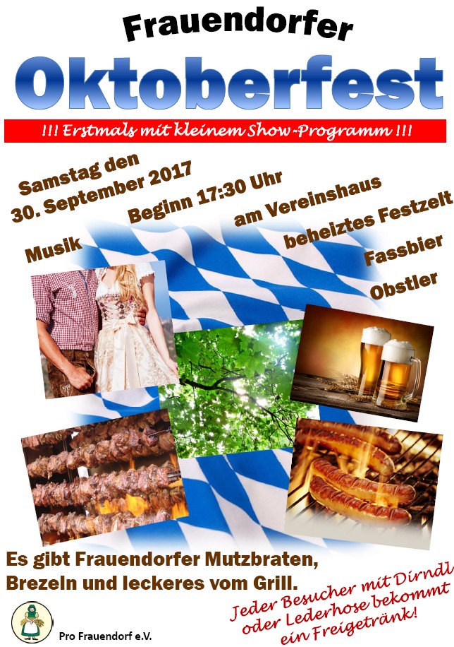 Ab zum Oktoberfest!