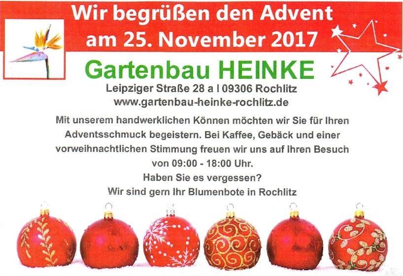 Starten Sie am 25. November mit uns in die Weihnachtszeit