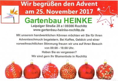 Starten Sie am 25. November mit uns in die Weihnachtszeit