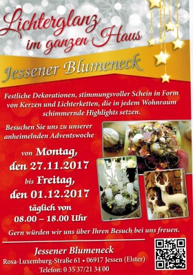 Lichterglanz im Jessener Blumeneck