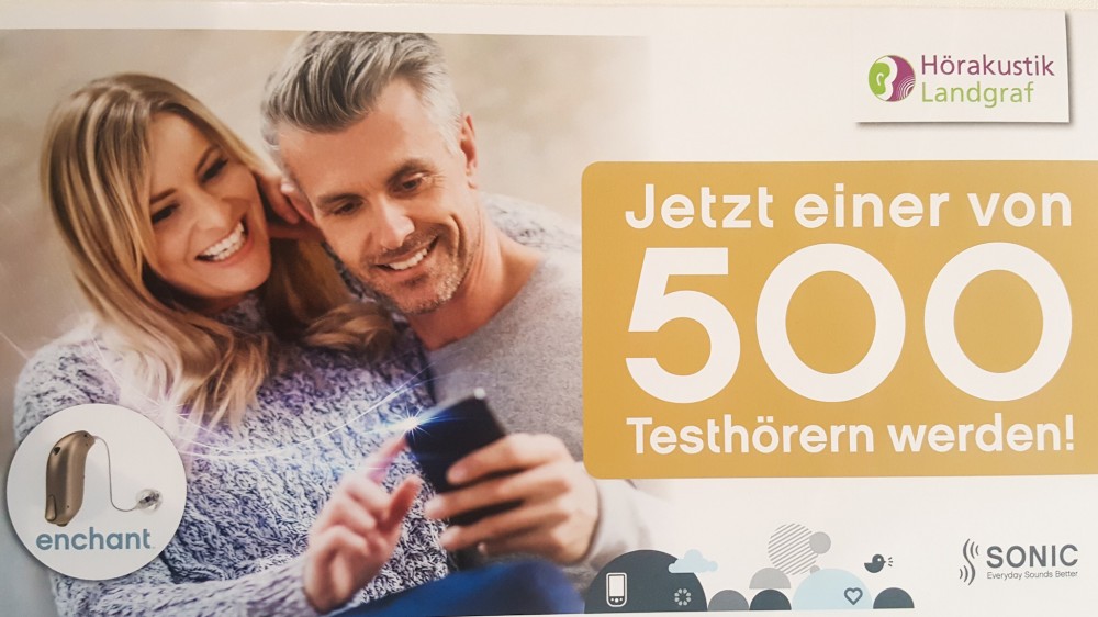 Jetzt einer von 500 Testhörern werden!