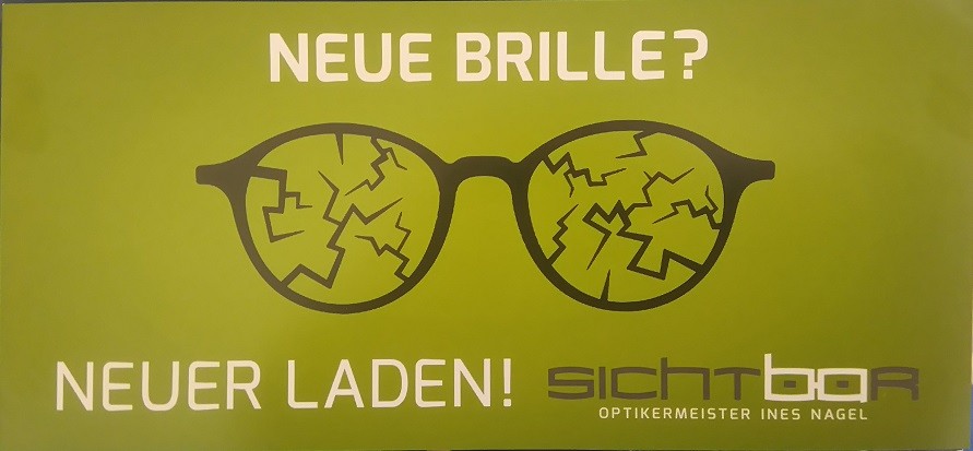 Neue Brille - Neuer Laden