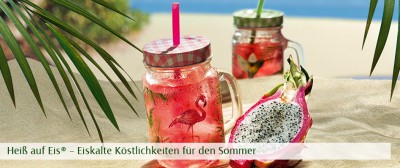 Eiskalt genießen !  Eisteeaktion + Rezept