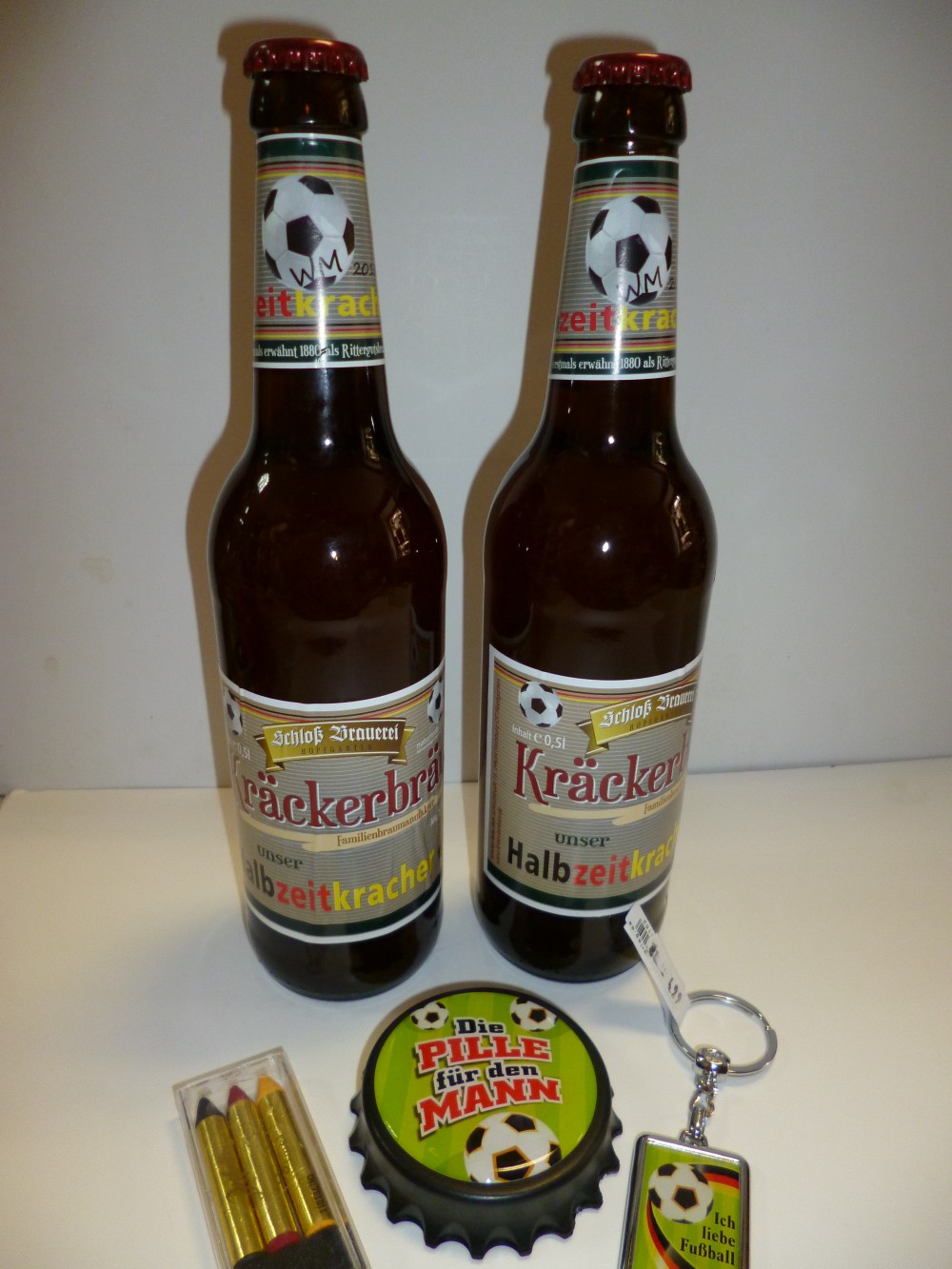 Weltmeister-Bier von Kräckerbräu  aus Frohburg zum Feiern