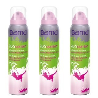 NEU  BAMA SILKY comfort Barfuß-Spray mit seidenproteinen