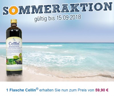 Cellin® - Sommerangebot 2018