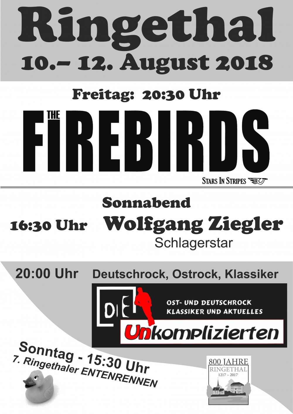 Inselteichfest vom 10. bis 12. August 2018