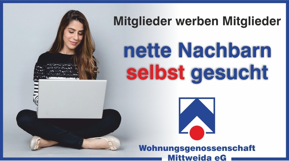 Mitglieder werben Mitglieder – Nachbarn selbst gesucht