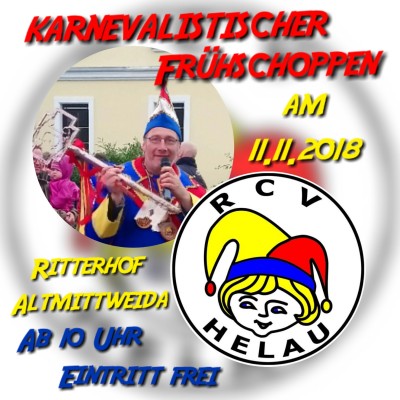 Karnevalistischer Frühschoppen am 11.11.