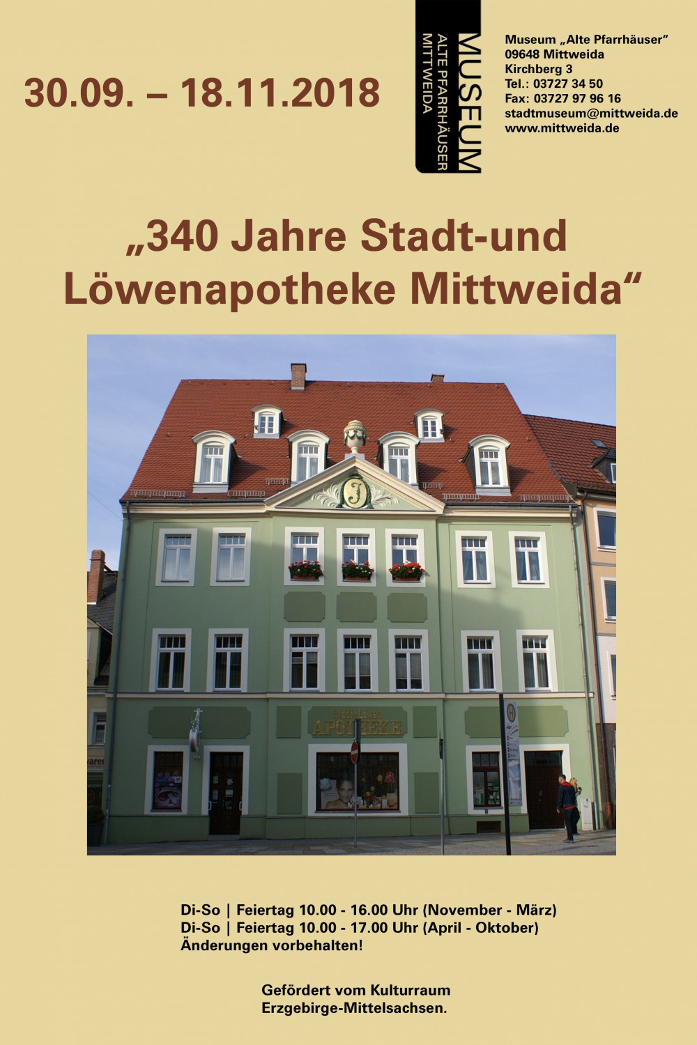 Sonderausstellung "340 Jahre Stadt-und Löwenapotheke"