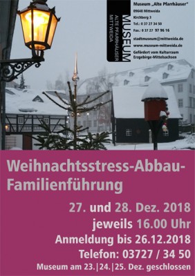 Weihnachtsstress-Abbau-Familienführung