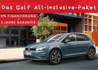 Das Golf All-Inclusive-Paket mit 0% Finanzierung