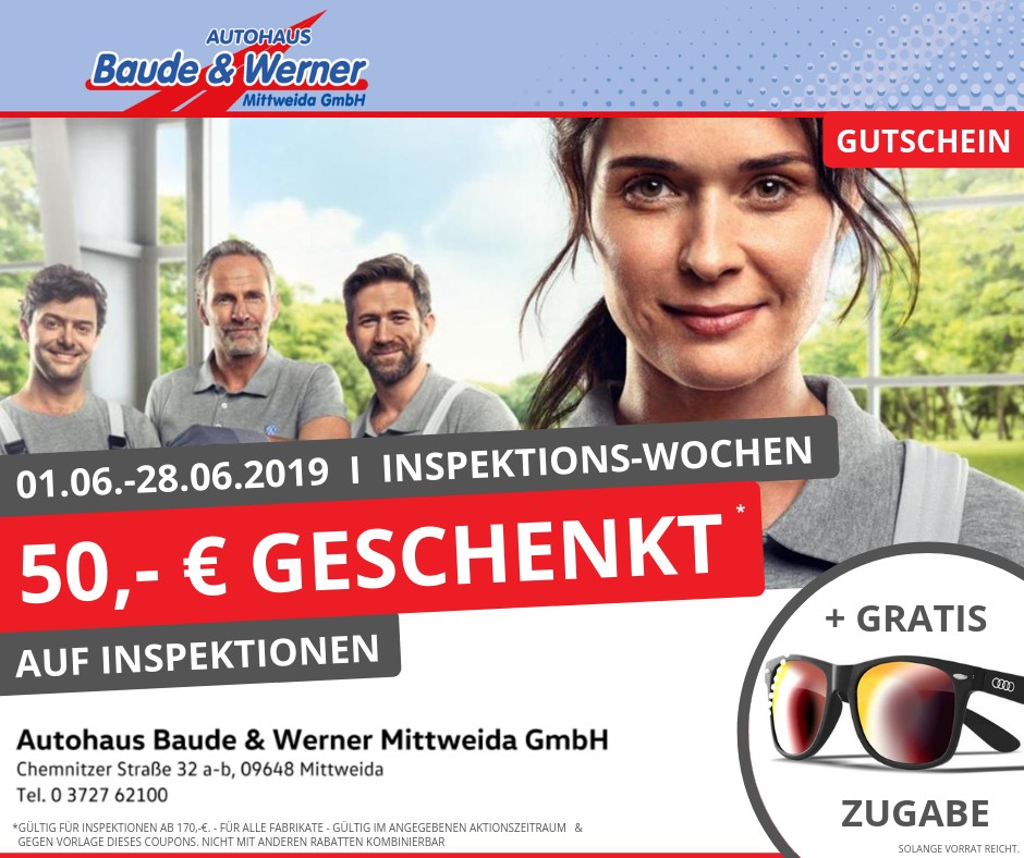 01.06.-28.06.2019 Inspektions-Wochen