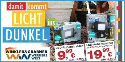 damit kommt Licht ins Dunkel...