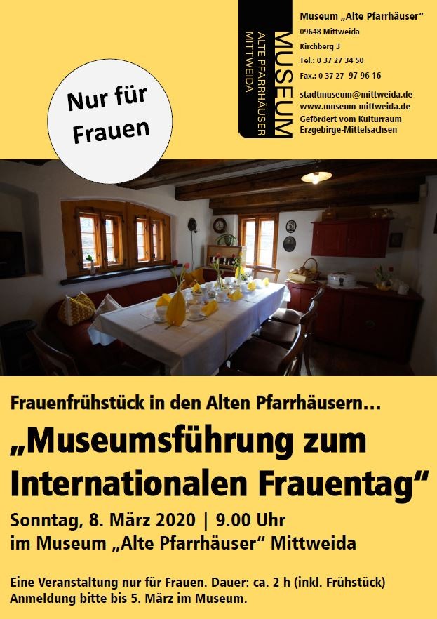 08. März - Frauenfrühstück im Museum