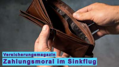 Zahlungsmoral im Sinkflug ( Versicherungsmagazin)