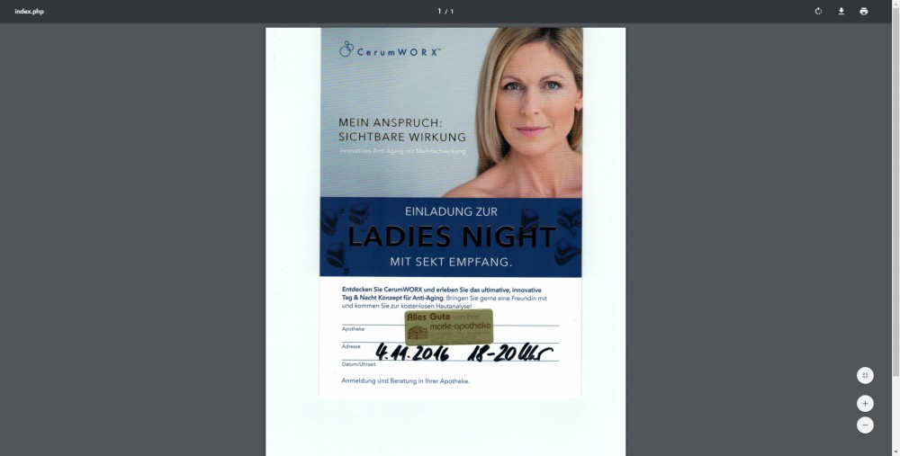 Blog Markt-Apotheke Aue Ladies Night