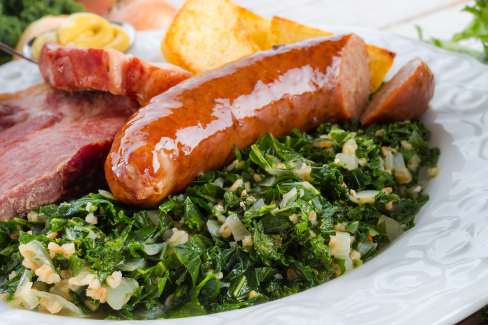 Lecker Mittagessen gibt es im Deutschen Haus in Klipphausen.